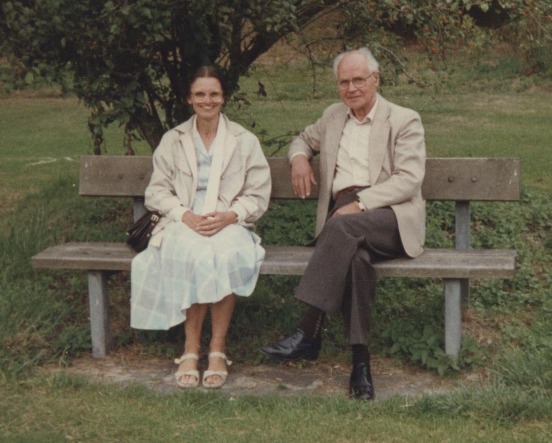 Gill with her father c. 1990